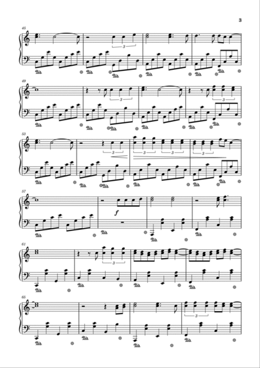 Snap Snap Piano Solo scores gallery preview page 3