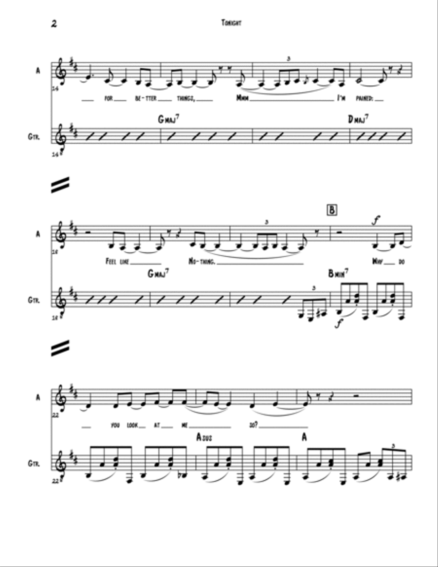 Tonight Jazz Ensemble scores gallery preview page 4