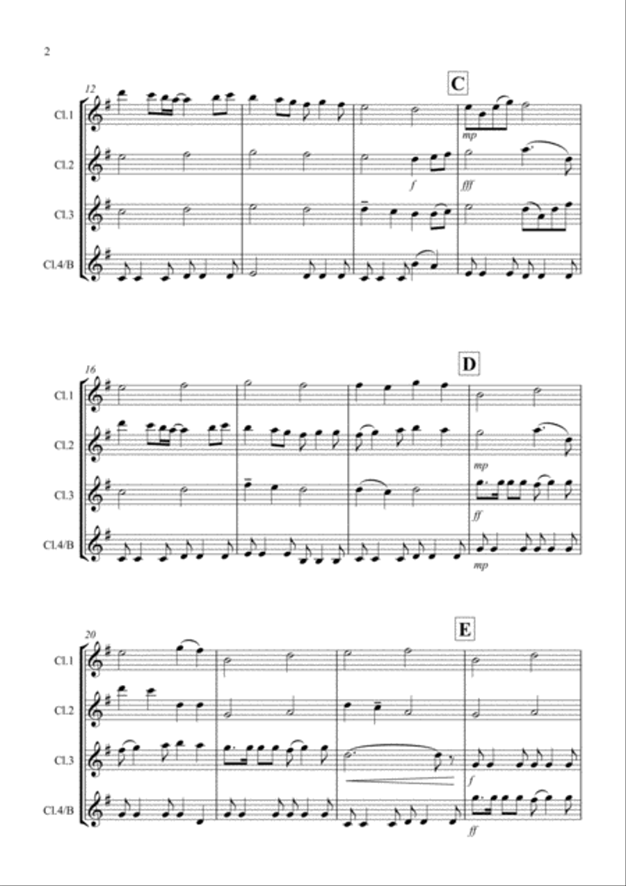 My Heart Will Go On (Love Theme from Titanic) Clarinet Solo scores gallery preview page 2