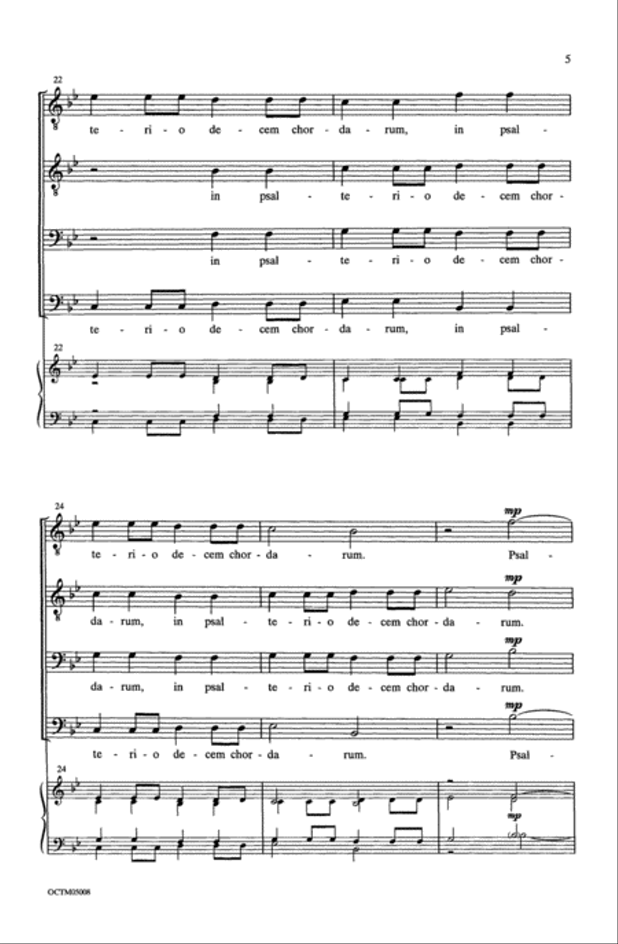 Exsultate Justi Exsultate Justi A Cappella scores gallery preview page 4