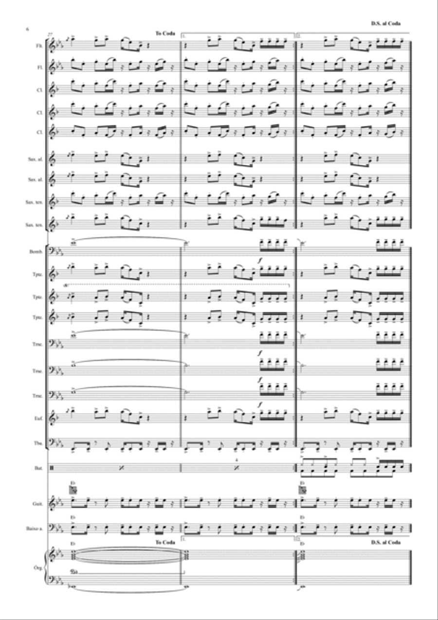 Scatman Scatman Concert Band scores gallery preview page 6