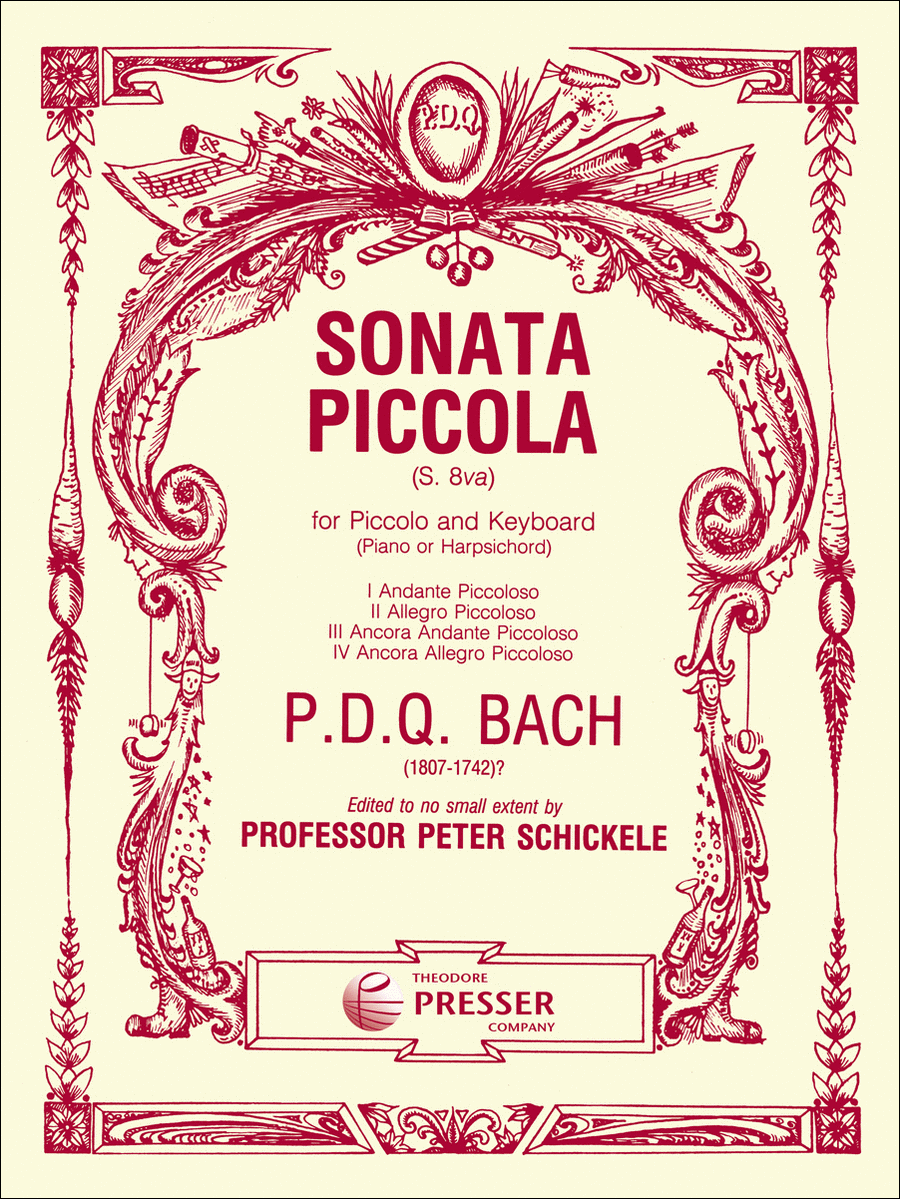 Sonata Piccola by PDQ Bach Chamber Music - Sheet Music