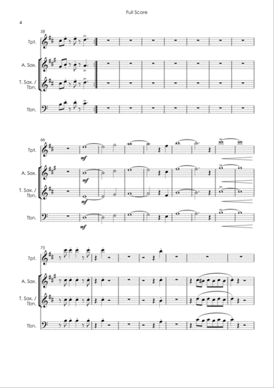 Livin' La Vida Loca Tenor Saxophone scores gallery preview page 6