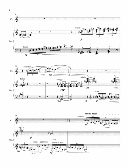 Rhapsody for Clarinet and Orchestra