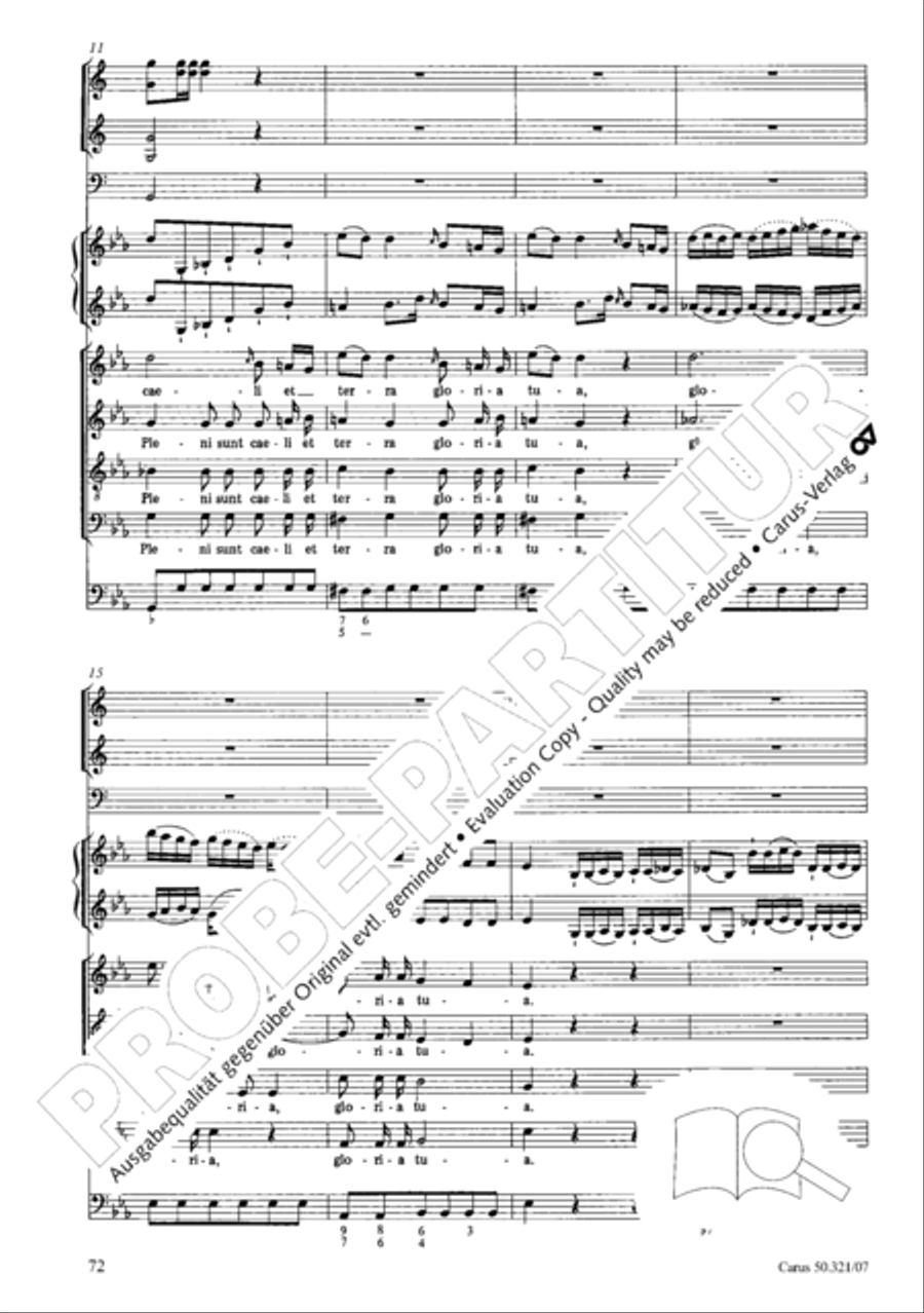Requiem in C minor 4-Part scores gallery preview page 79
