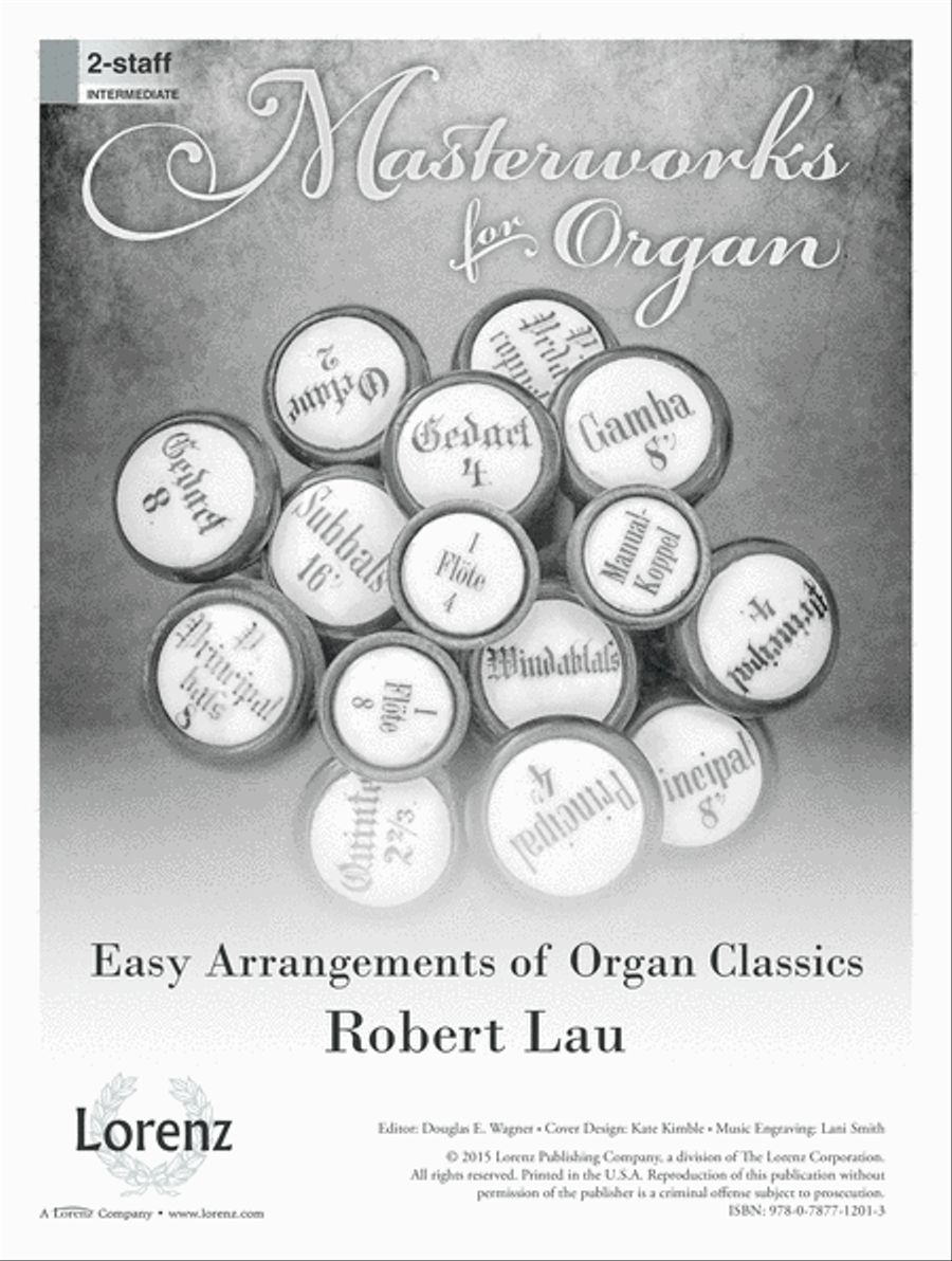 Masterworks for Organ (Digital Download) Organ scores gallery preview page 1