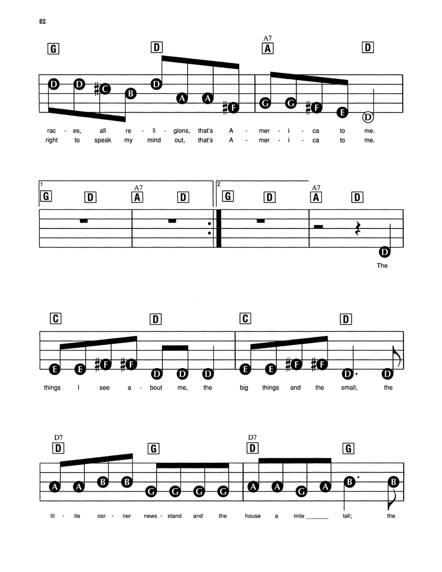 The House I Live In Electronic Keyboard scores gallery preview page 2