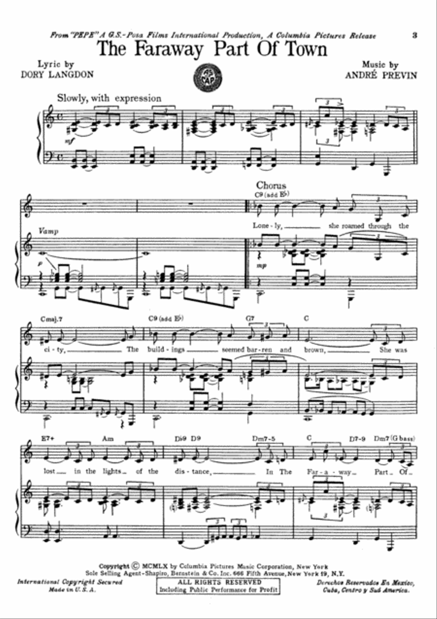 The Faraway Part Of Town Voice scores gallery preview page 2