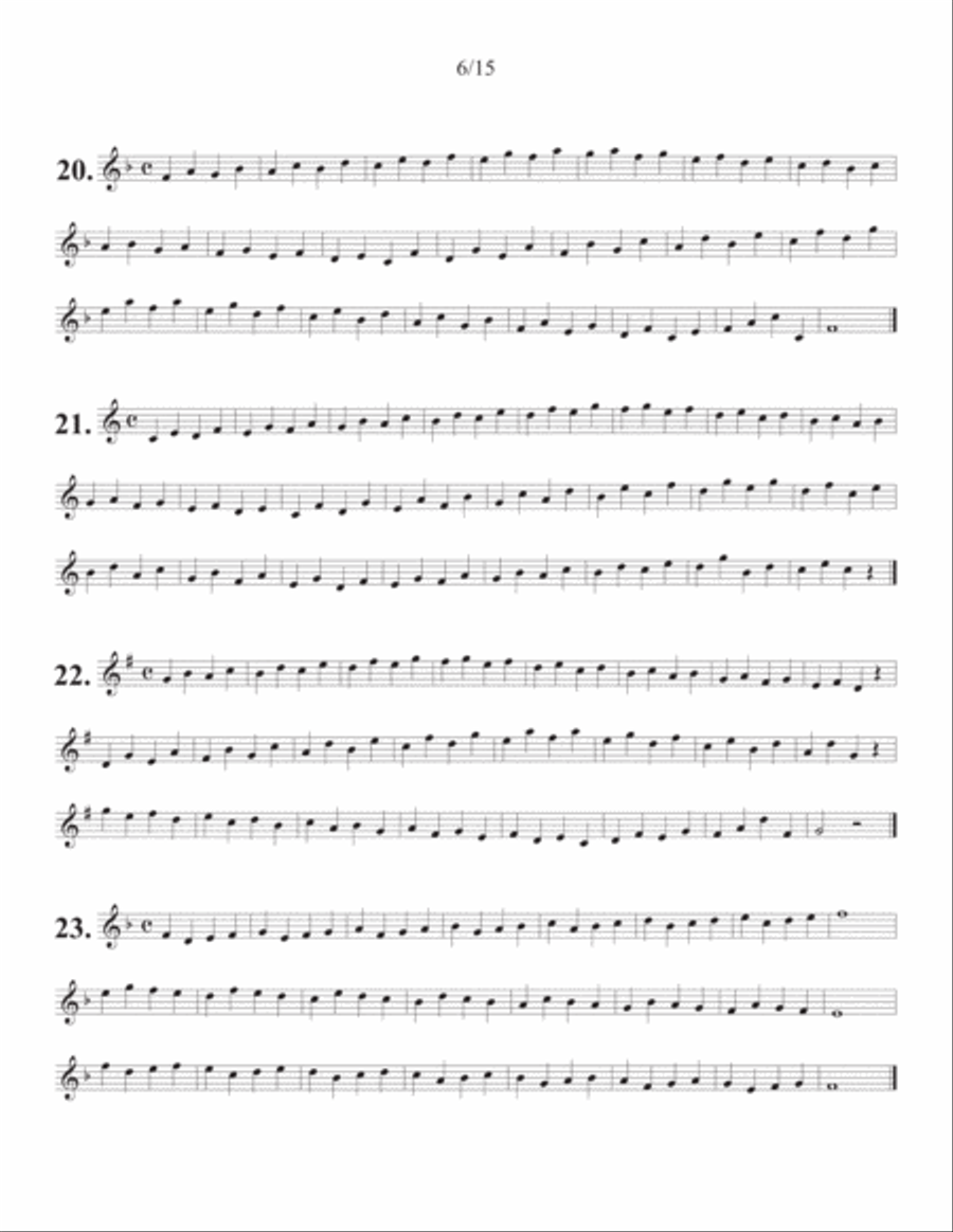 Arban Conservatory Method for Trumpet: Abridged PDF Edition Trumpet Solo scores gallery preview page 6