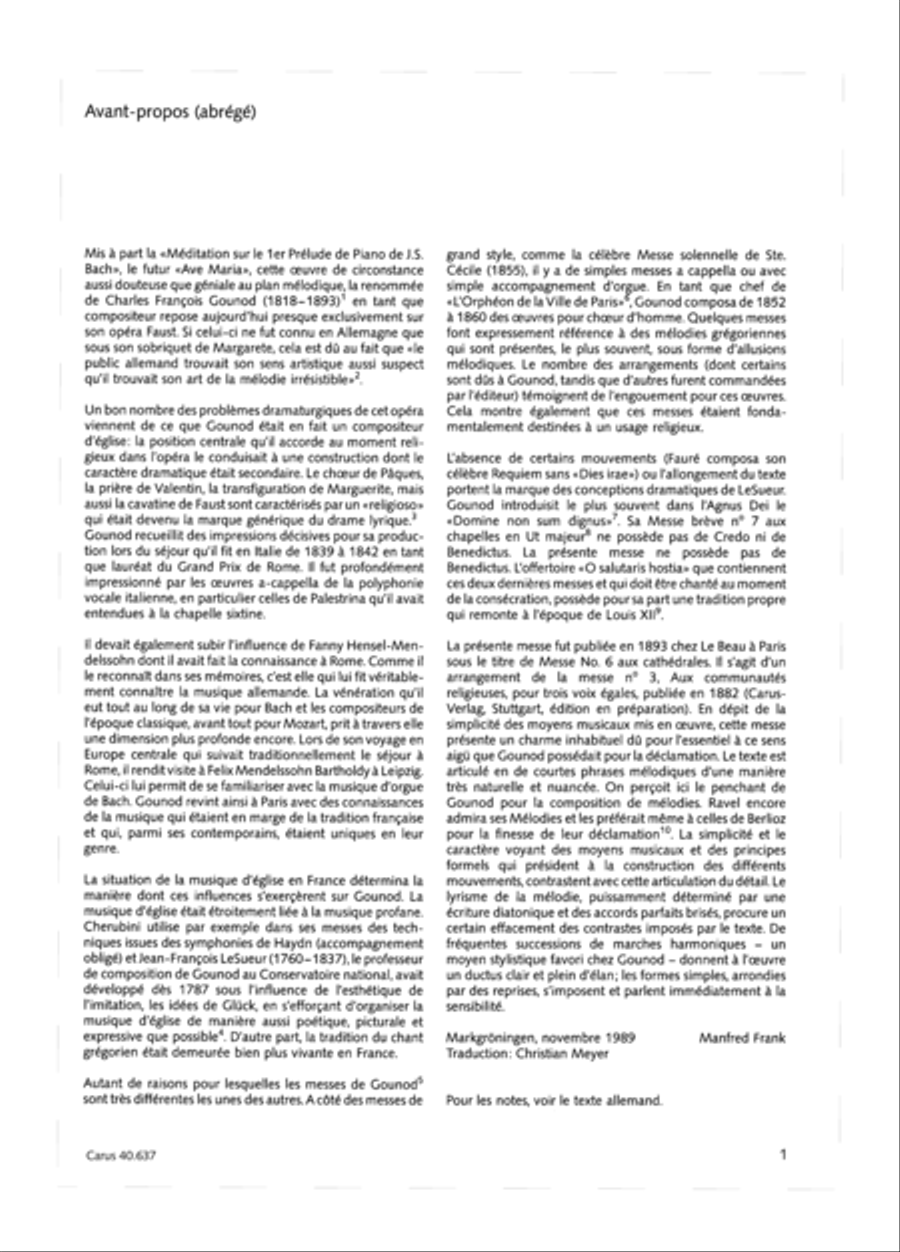 Messe breve no. 6 aux cathedrales 4-Part scores gallery preview page 6