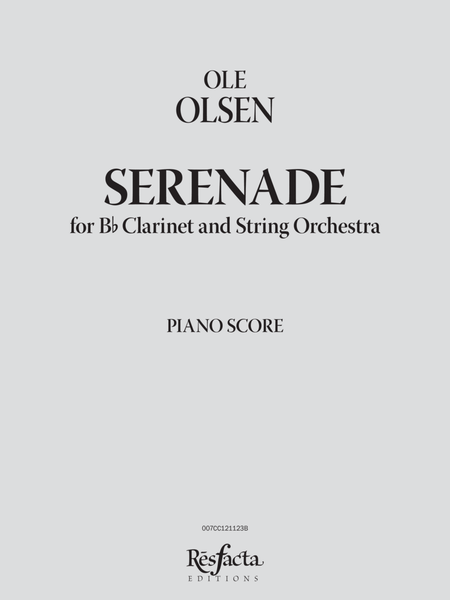 Serenade for Clarinet and Piano image number null