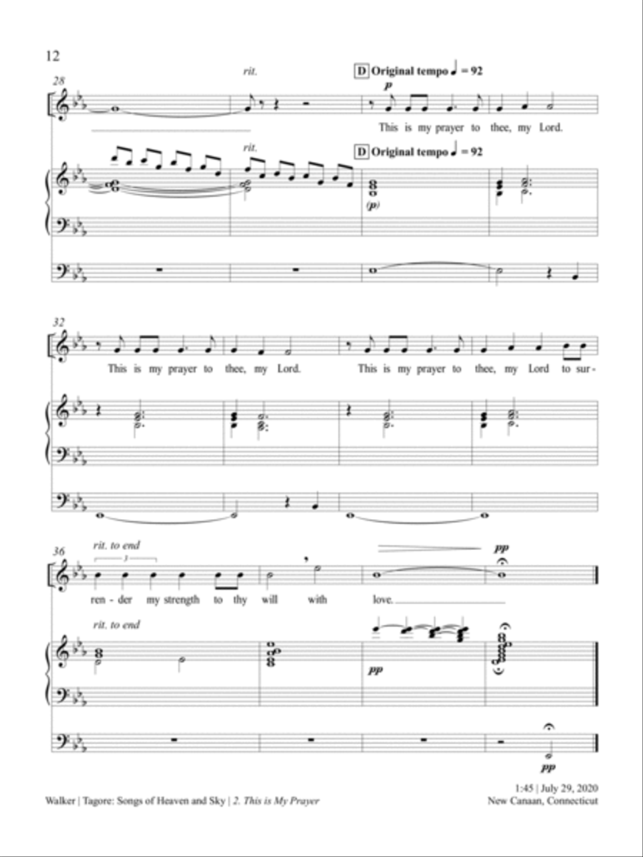 Sacred Songs, Volume 2 Sacred Songs, Volume 2 High Voice scores gallery preview page 9