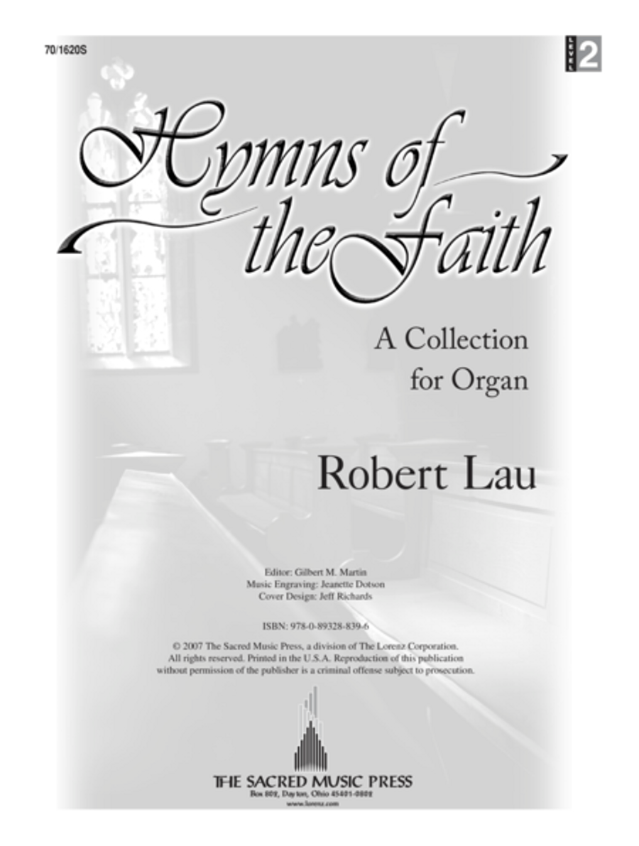 Hymns of the Faith (Digital Download) Organ scores gallery preview page 1