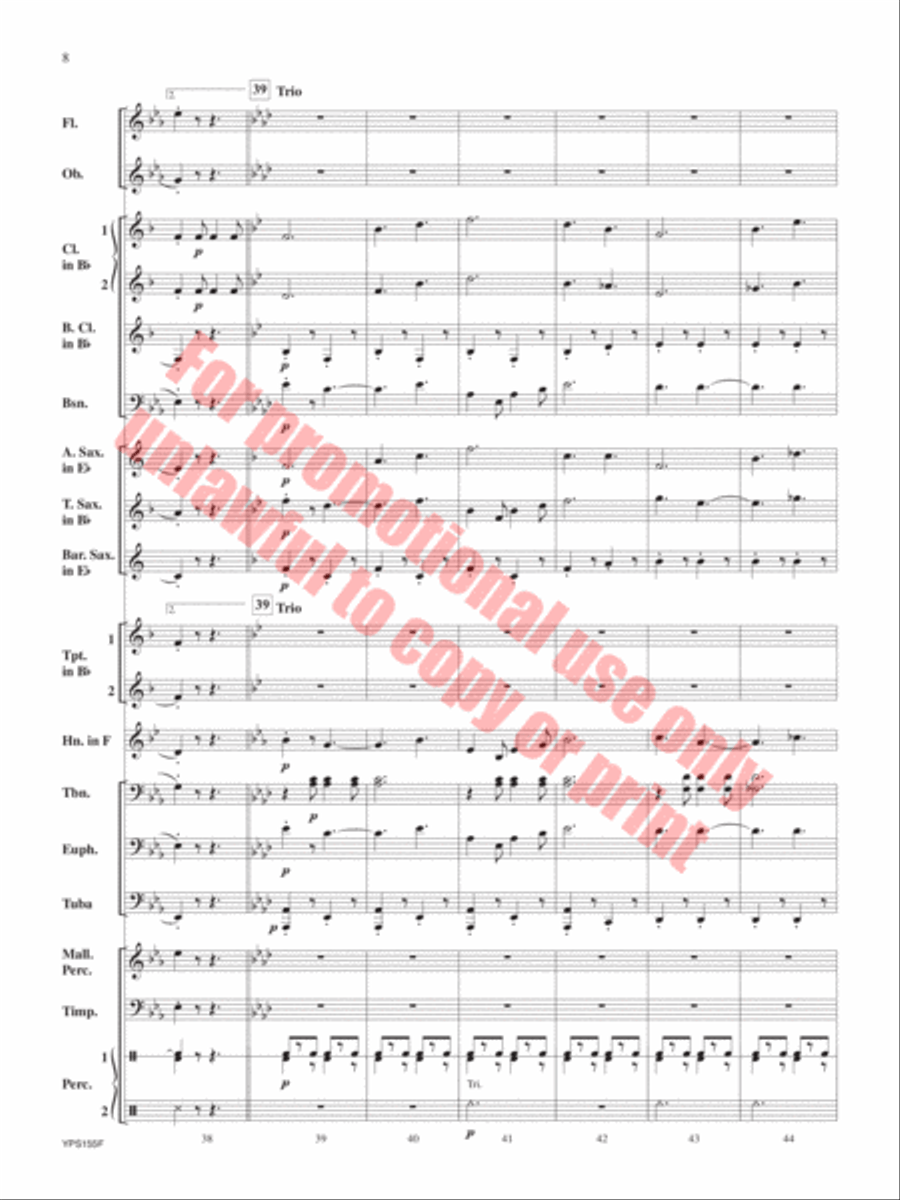 Safety Concert Band scores gallery preview page 9