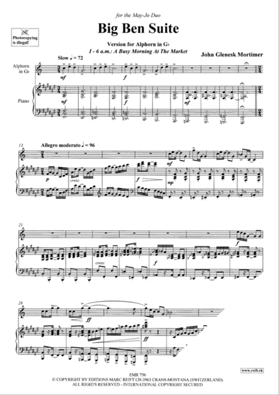 Big Ben Suite Big Ben Suite Piano Accompaniment scores gallery preview page 3