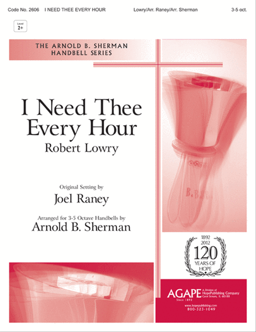 I Need Thee Every Hour 5-Octaves scores gallery preview page 1