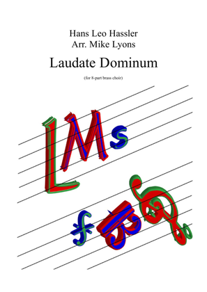 Laudate Dominum - Hans Leo Hassler (8-part brass choir)