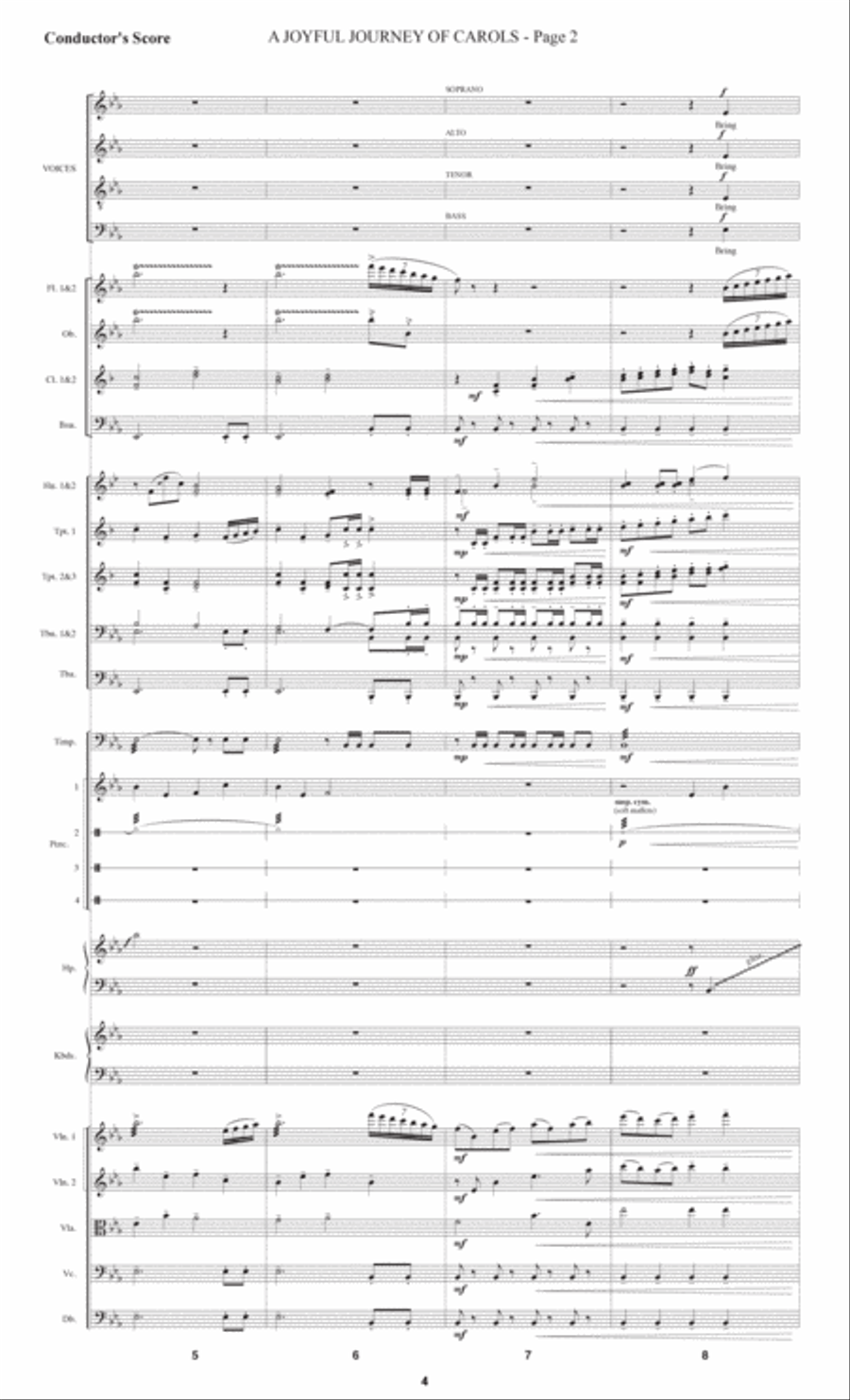 The Song Heard 'Round the World (Orchestra) - Score Choir scores gallery preview page 2
