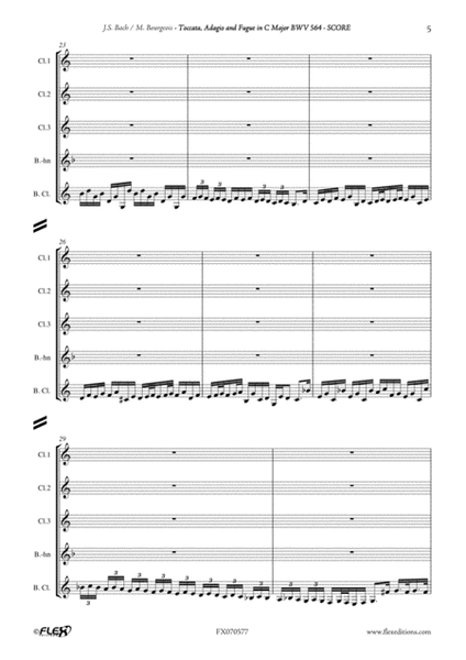 Toccata, Adagio and Fugue in C Major BWV 564 image number null