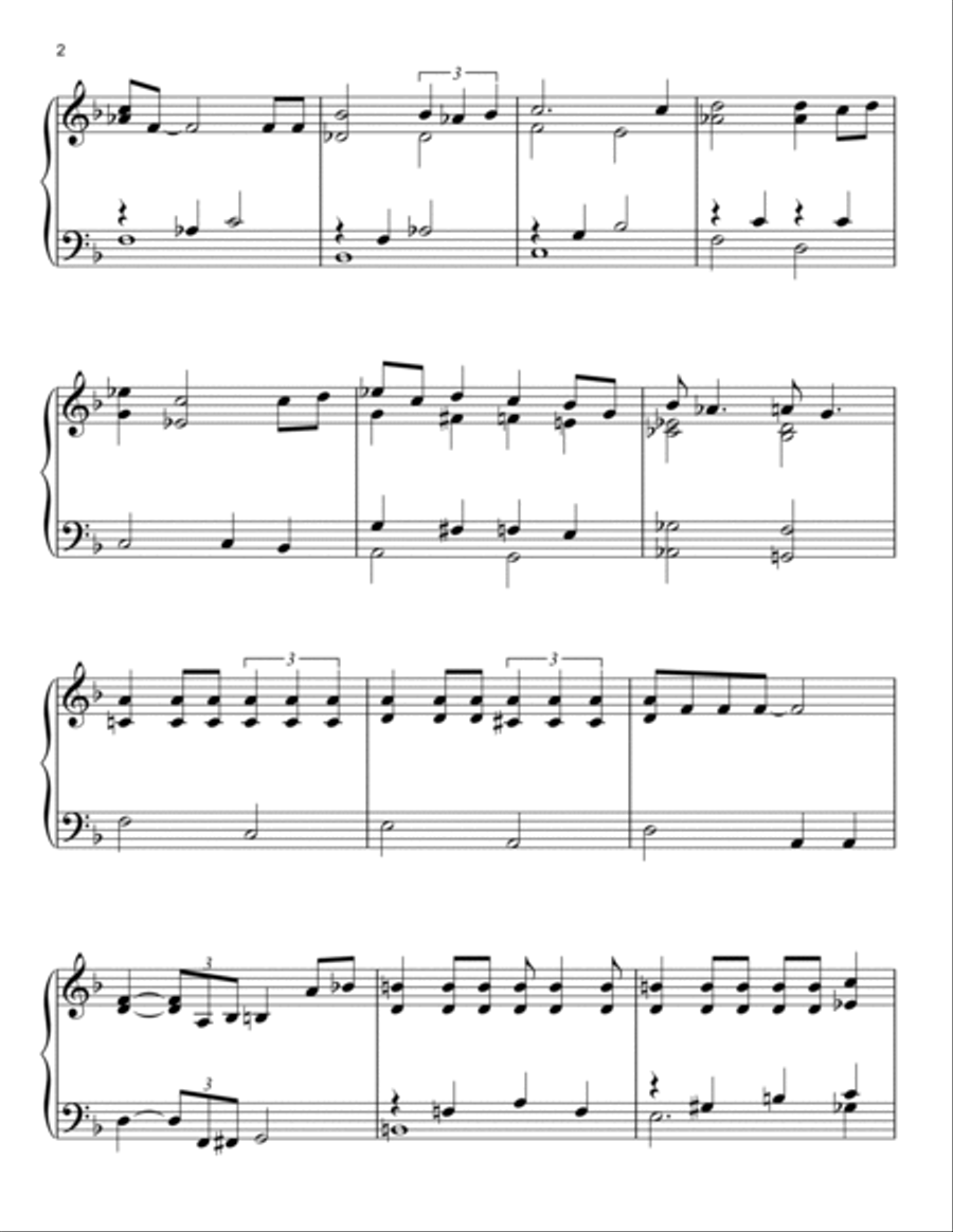 Come Rain Or Come Shine Easy Piano scores gallery preview page 2
