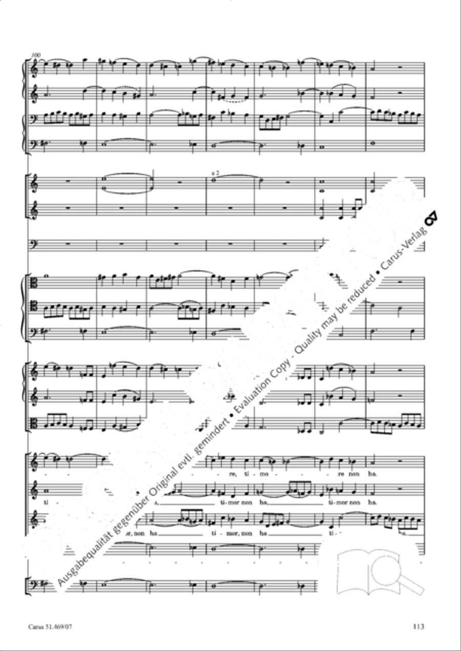 Davide penitente 4-Part scores gallery preview page 126
