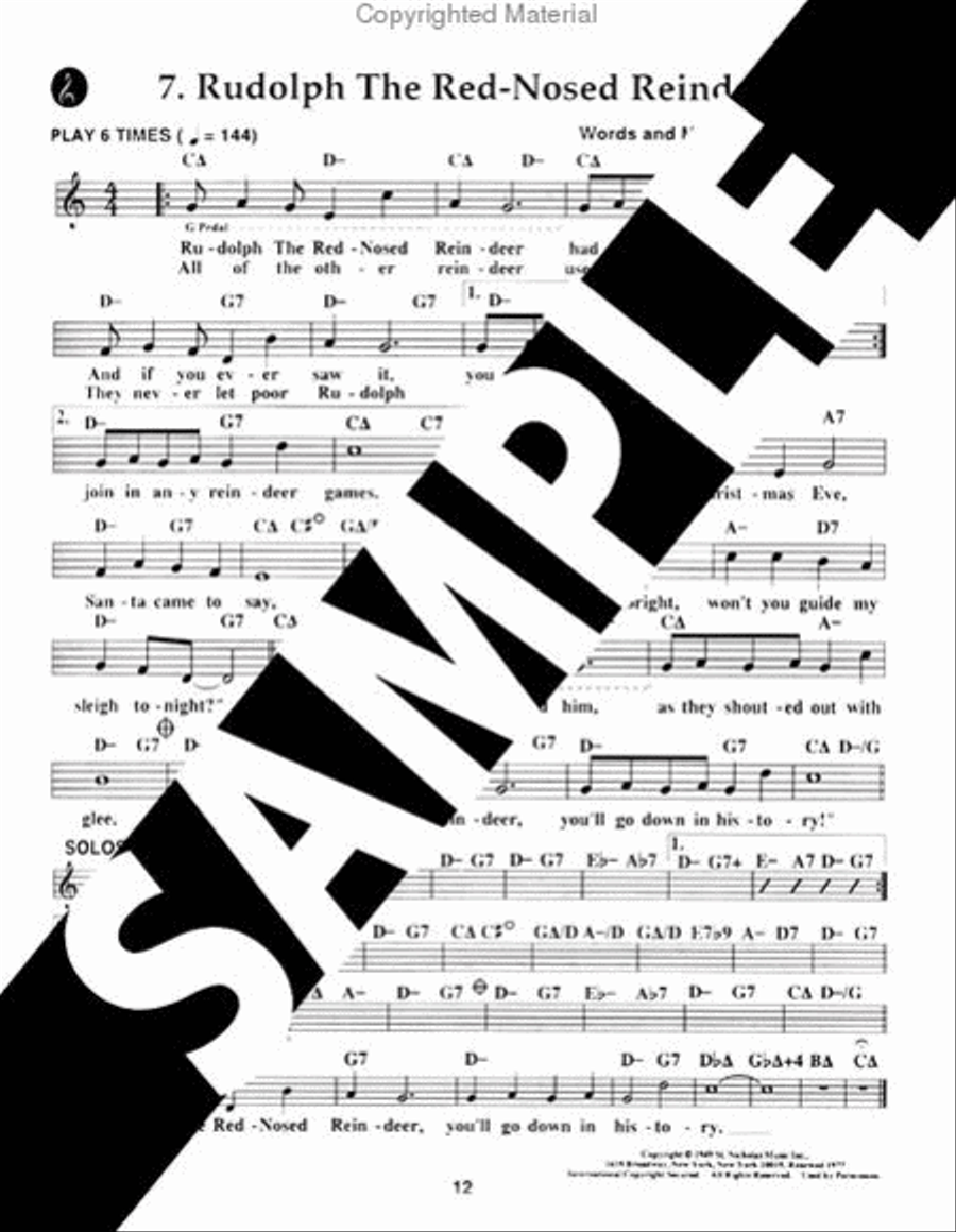 Volume 78 - Jazz Holiday Classics Voice scores gallery preview page 4