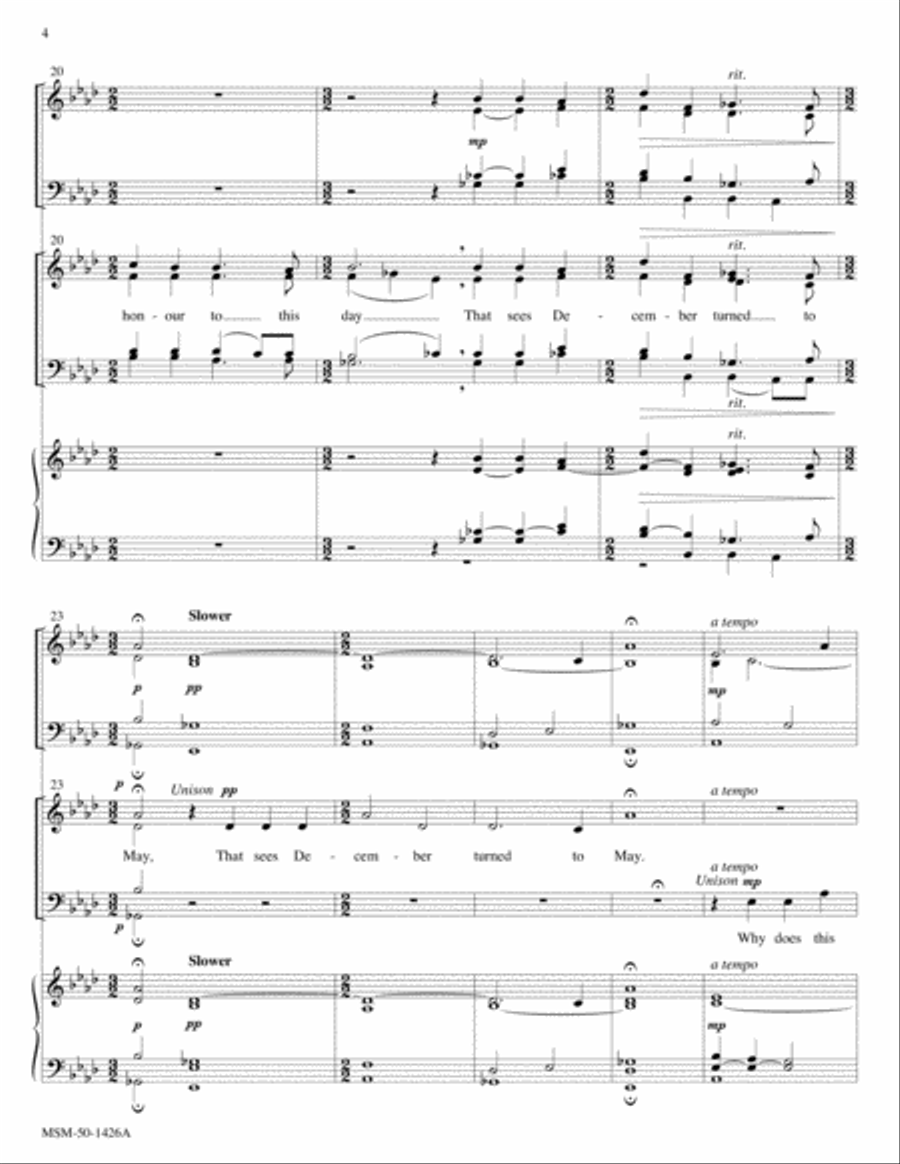 What Sweeter Music Choir scores gallery preview page 4