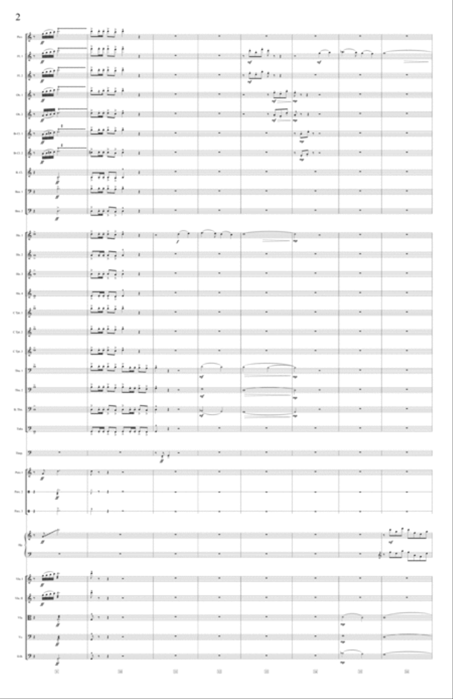 A Joyful Spring - score and parts Full Orchestra scores gallery preview page 4