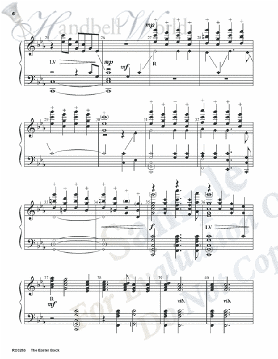 Easter Book Easter Book 5-Octaves scores gallery preview page 5