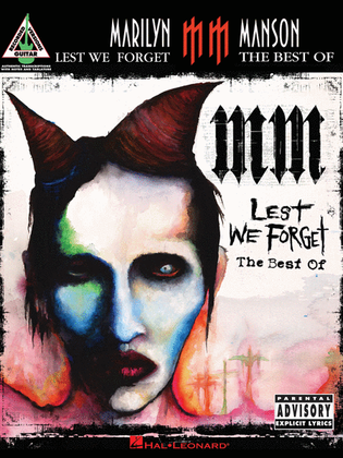 Book cover for Marilyn Manson – Lest We Forget: The Best of
