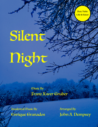 Book cover for Silent Night (Quartet for Flute, Violin, Cello and Guitar)