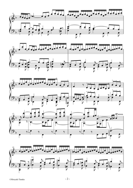Second Movement from Concerto for two violins BWV 1043, for piano solo