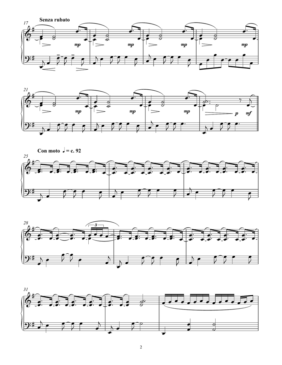 Ascent (from Seven Days Walking: Day 1) Piano Solo scores gallery preview page 2