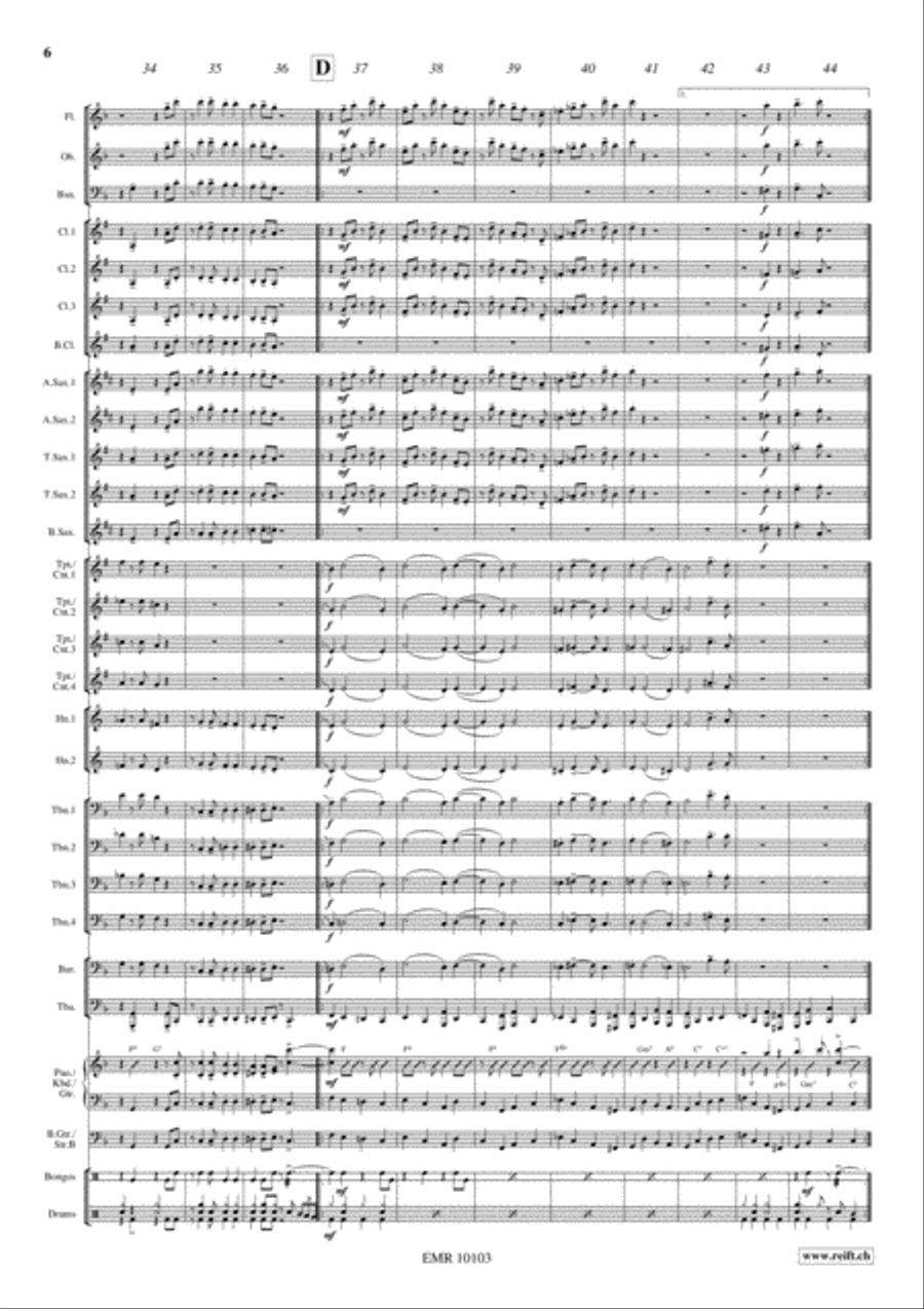 Rush Hour Concert Band scores gallery preview page 7