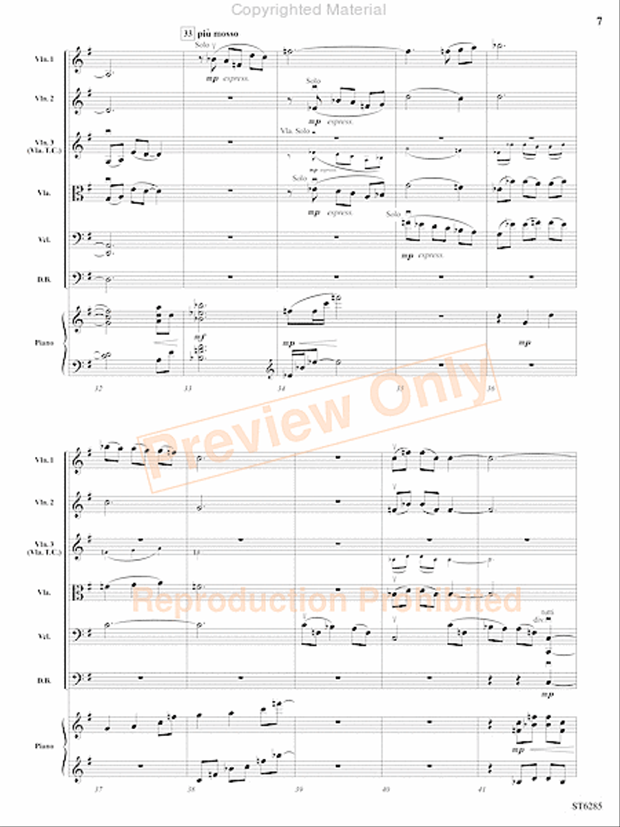Possibilities... String Orchestra scores gallery preview page 8