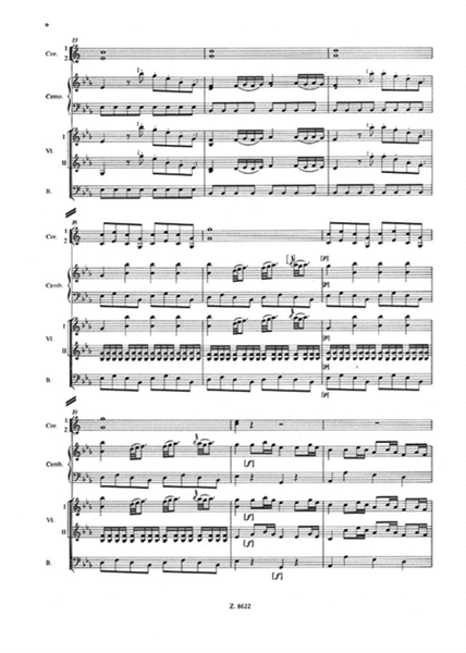 Concerto in Mib maggiore per cembalo (pno) e orch.