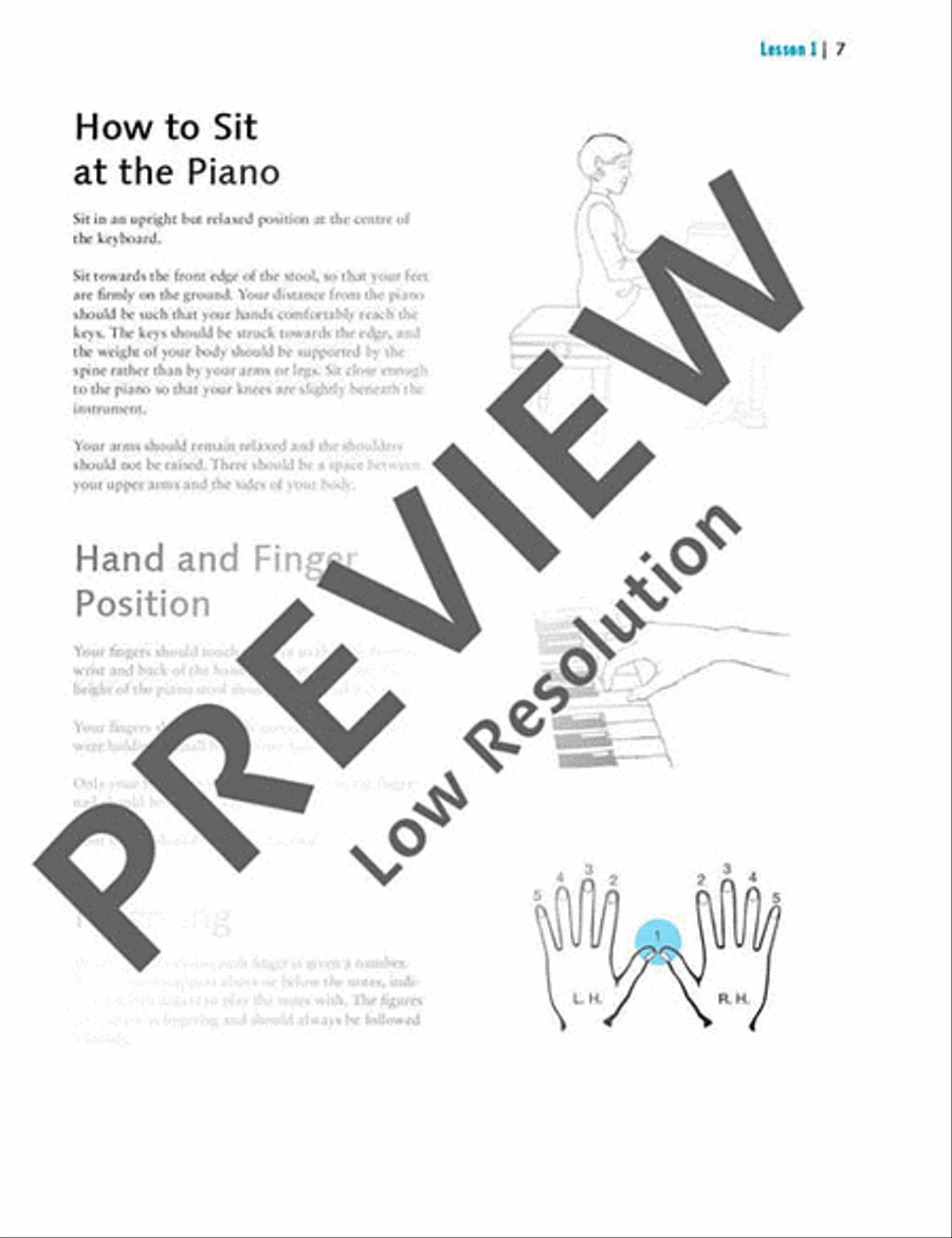 The Classical Piano Method - Method Book 1 Piano Method scores gallery preview page 4