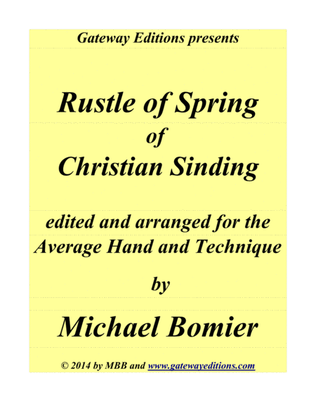 Book cover for Rustle of Spring for Piano Solo