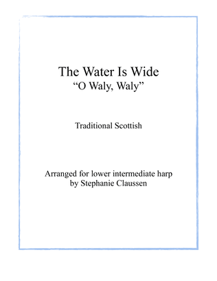 Book cover for The Water Is Wide (Lower Intermediate Harp Solo)