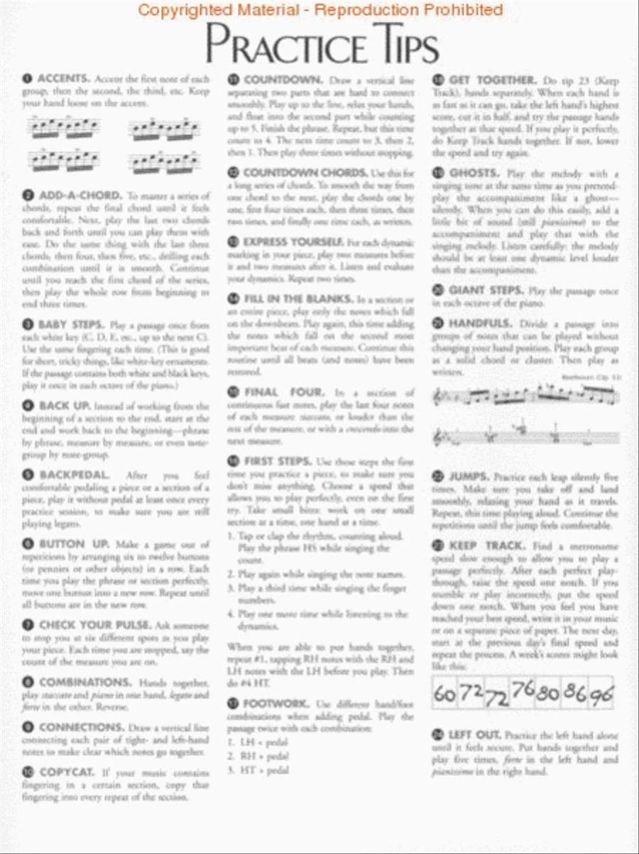 The Piano Student's Guide to Effective Practicing Piano Method scores gallery preview page 2