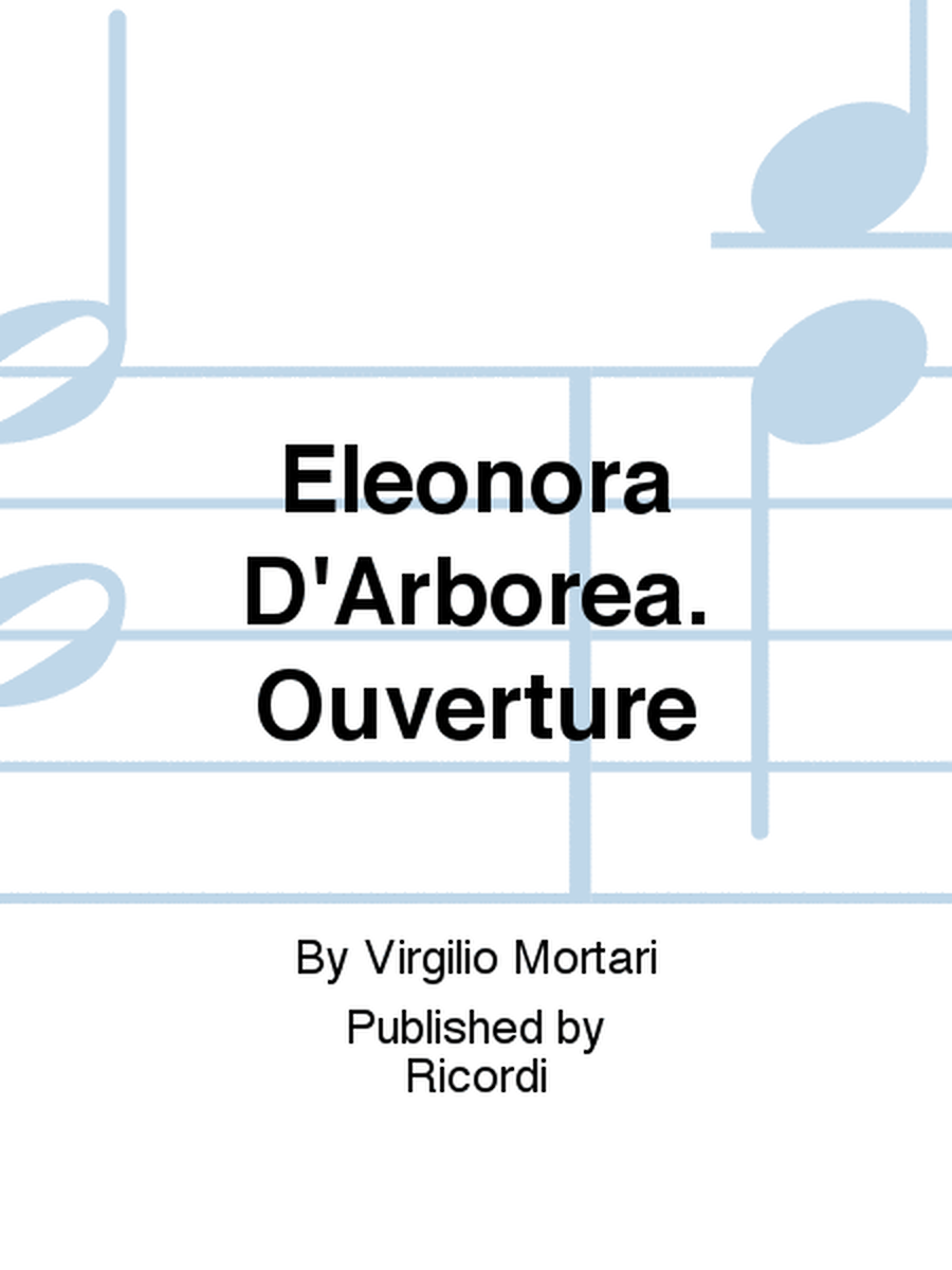 Eleonora D'Arborea. Ouverture