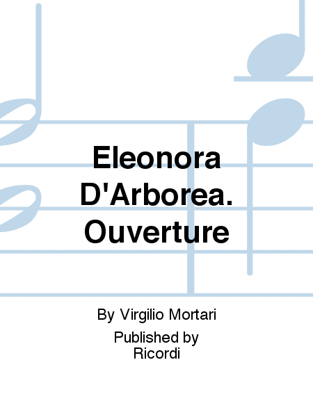 Eleonora D'Arborea. Ouverture