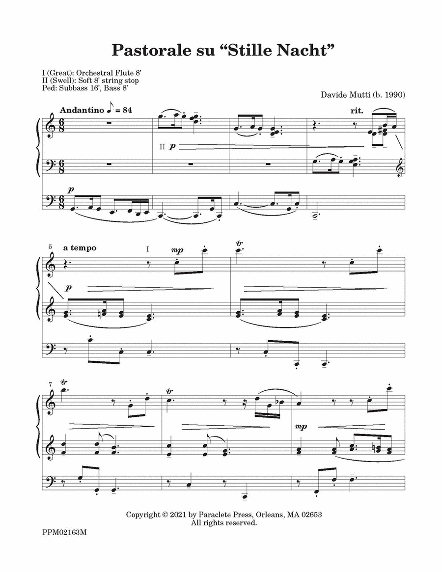 Pastorale su "Stille Nacht"