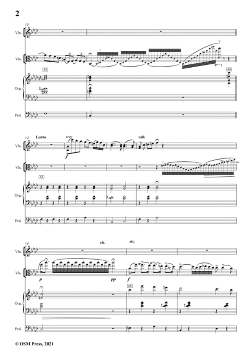 Sarasate-Zigeunerweisen(Gypsy Airs),Op.20,for Violin,Viola and Organ