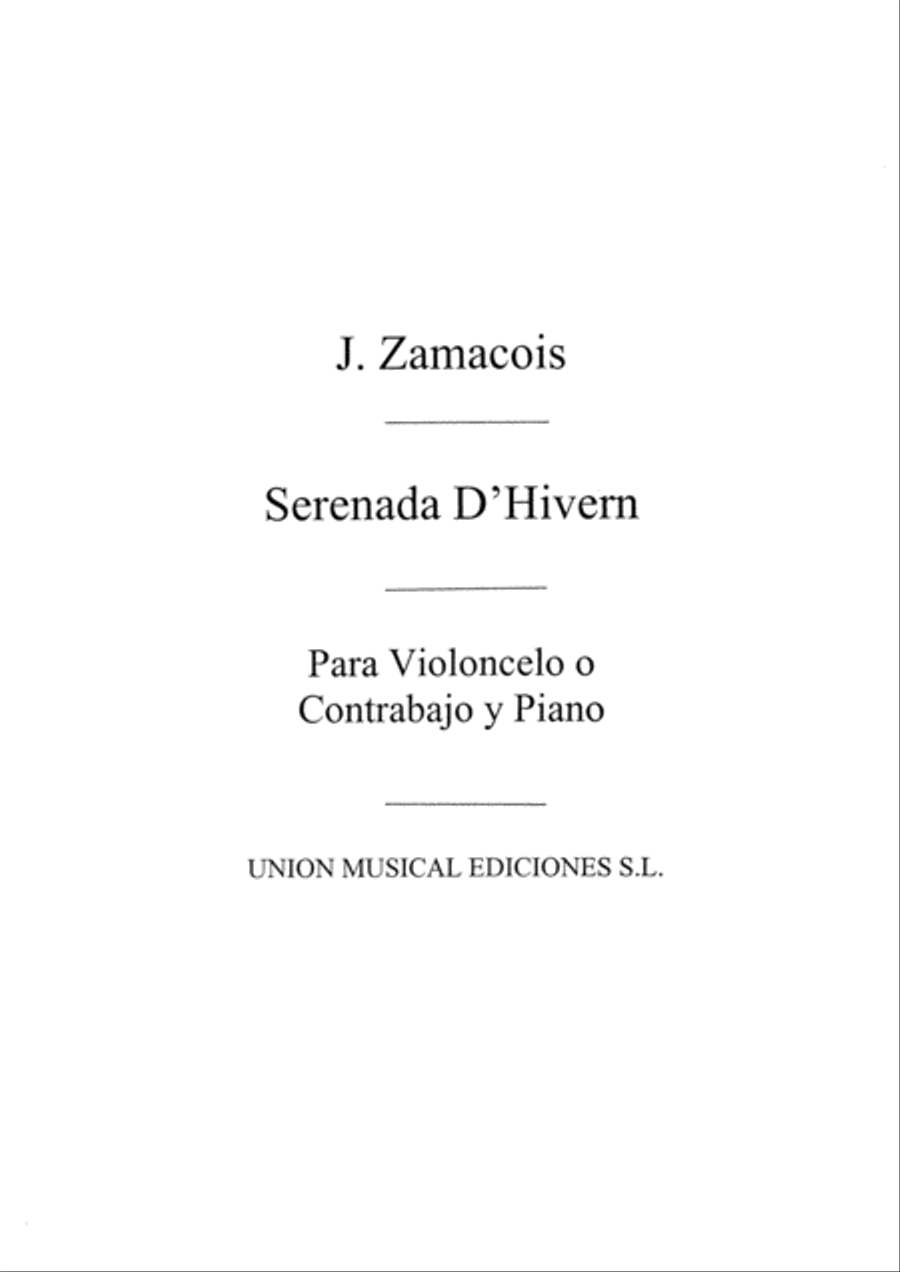 Serenada D'Hivern Bassoon Solo scores gallery preview page 1