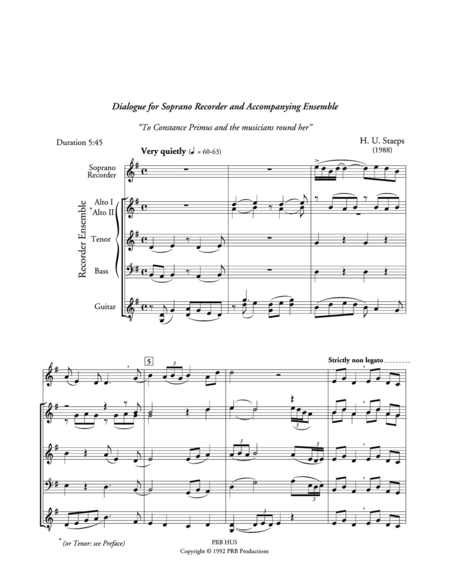 East-West (score and part set)
