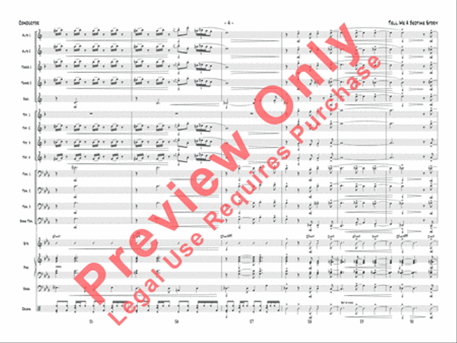 Tell Me a Bedtime Story Tell Me a Bedtime Story Jazz Ensemble scores gallery preview page 5