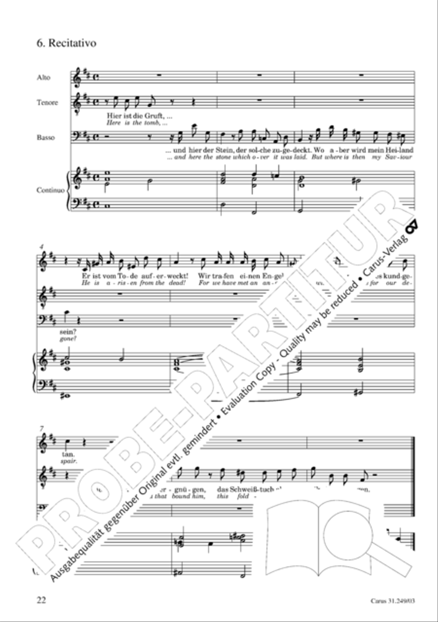 Osteroratorium 4-Part scores gallery preview page 23