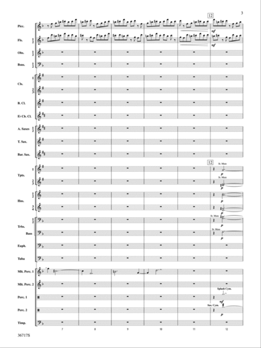 Sparkle Sparkle Concert Band scores gallery preview page 3