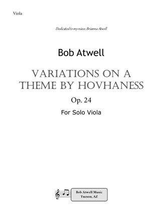 Variations on a theme by Hovhaness
